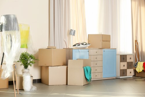 Office storage solutions in Fortisgreen with organized shelving and filing cabinets