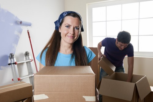 Careful packing and labeling for office removals in Fortisgreen