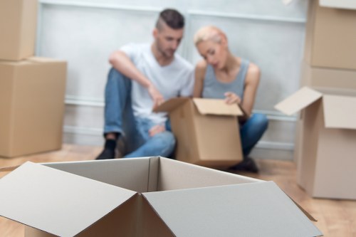 Organized furniture storage space in Fortisgreen for renovation projects